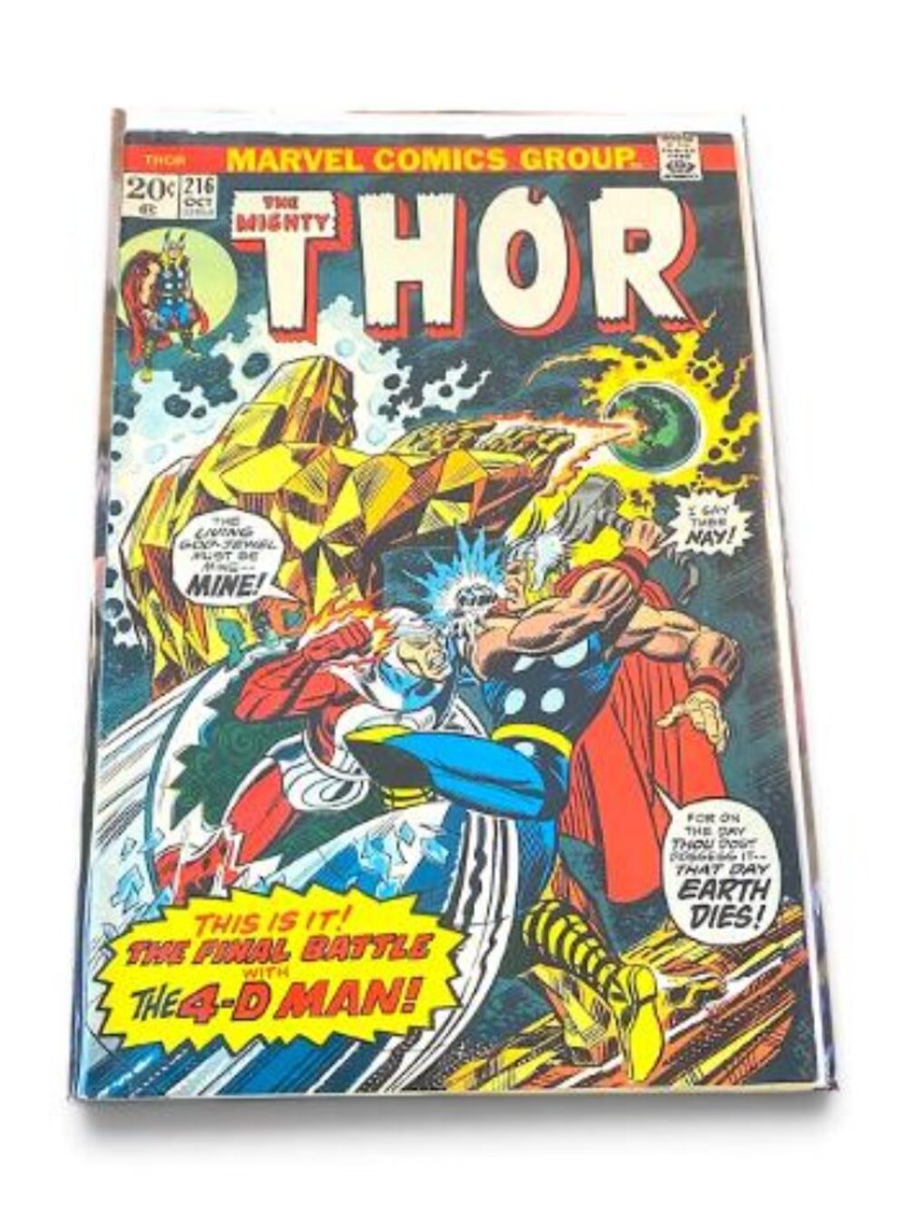 Thor (1966 1st Series Marvel) #216 VINTAGE Comic Book